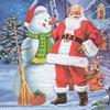 Pack of 20 Snowman Paper Napkins