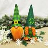 A Gift Present St Patrick's Day Decorations Green  Cute Faceless Doll