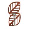Home Ornaments Hydroponic Planter Shelf Wooden Flower Pot Flower Holder Wall Decoration  Indoor Use