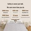 Qindao Dual Control Double Electric Blanket with Auto Shut-off CN Plug (adapter Included)