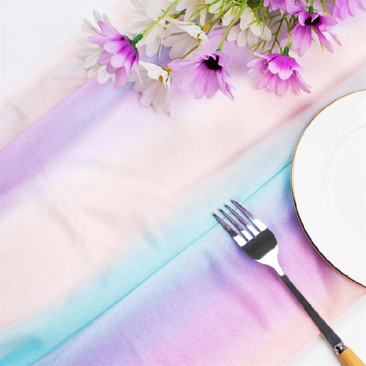 Fade Resistant Colorful Tablecloth Quick Drying Materials Easy Maintenance Portable for Travel Event