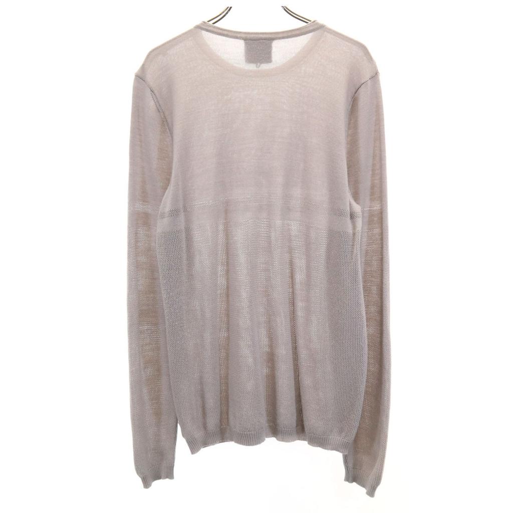 Armani Herren Strickpullover mit langen Ärmeln 48 grau COLLEZIONI Made in Italy Gebraucht