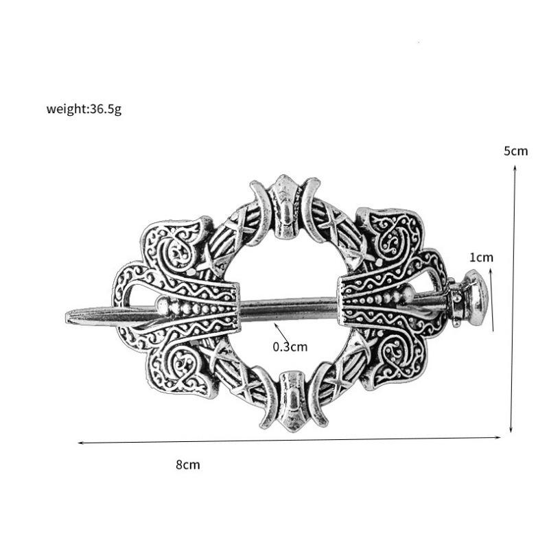 European & American Retro Celtic Knot Hairpin - Metal Crown Updo Clip