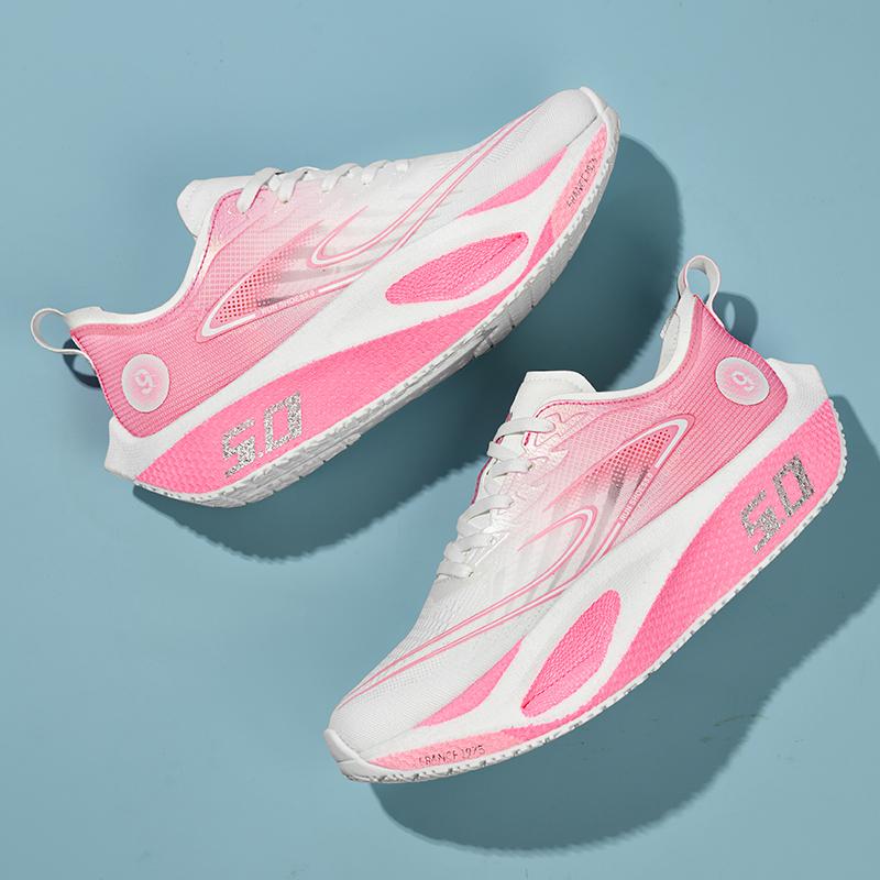 Hot Selling Autumn Lightweight Mens and Womens Sports Shoes Marathon Racing Rebound Running Shoes Daily Lace Up Walking Shoes