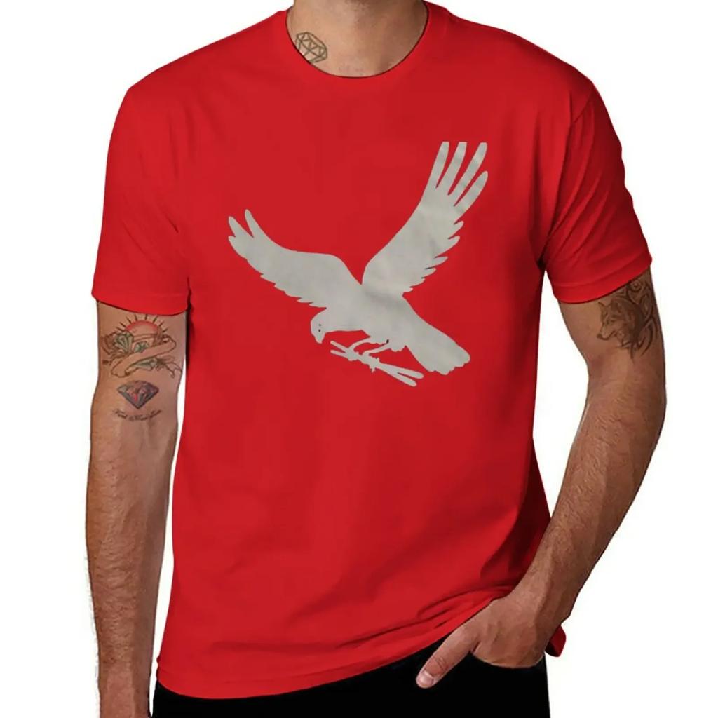 eagle with stick T-Shirt Blouse sports fans boys animal print Short sleeve tee men