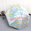 Portable travel umbrella with cute Sanrio character designs, UV-protective folding umbrella.