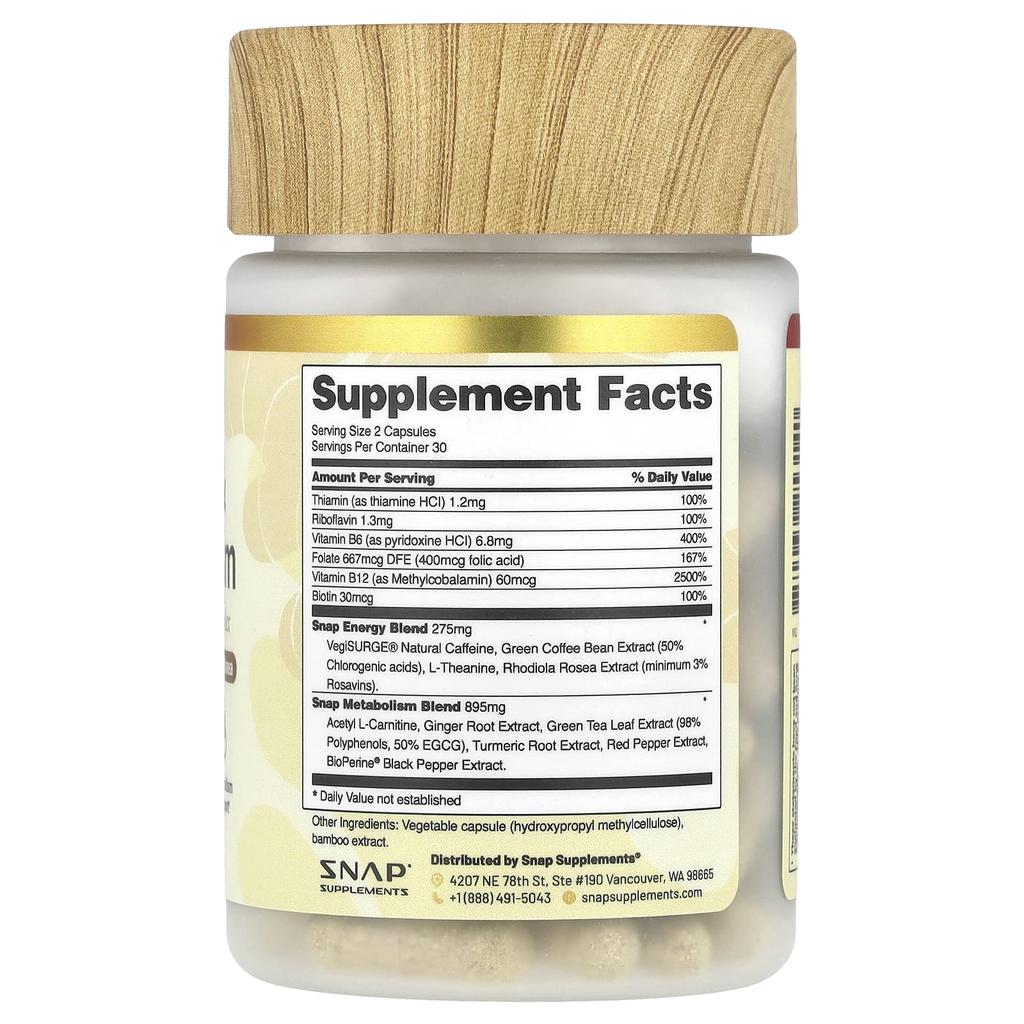 Energy & Metabolism, 60 Capsules