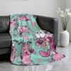 Kawaii Cartone Animato C CORAGGIO T Il C Codardo D Cani Coperta Per Morbida Coperta da Lanciare per Picnic Letto Divano Casa Camera da Letto Calda Confortevole
