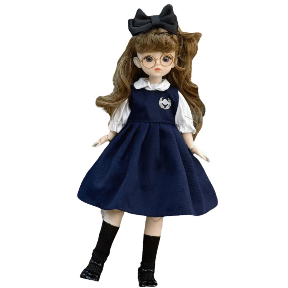 

1 Set Long Hair Princess Dress Up BJD Dolls 30cm Princess Makeup Ball Joint Doll Toddler style 1