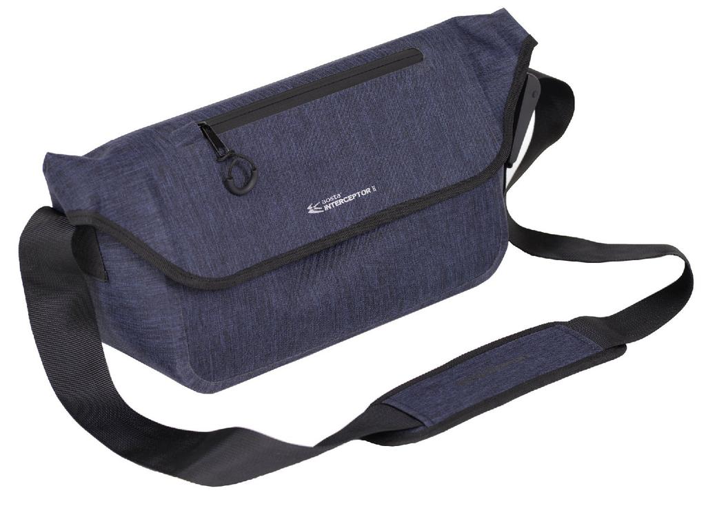 Aosta INTERCEPTOR II Messenger Shoulder Bag, Small, Navy, 4.0L, AOC-SEP2MES-NV