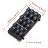 Guitar Chord Trainer with 18 Buttons Folk Guitar Chords Practice Assist Tool Learning System Assist for Adults Children