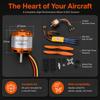 1400KV Brushless Motor 5V 2A BEC Propeller Set Durable RC Motor Kit  For RC Airplane
