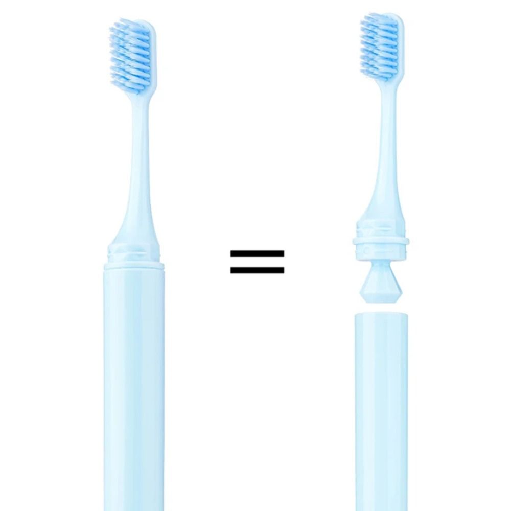 3Pcs Portable Travel Toothbrush Foldable Adult Toothbrush  for Adult Business Travel