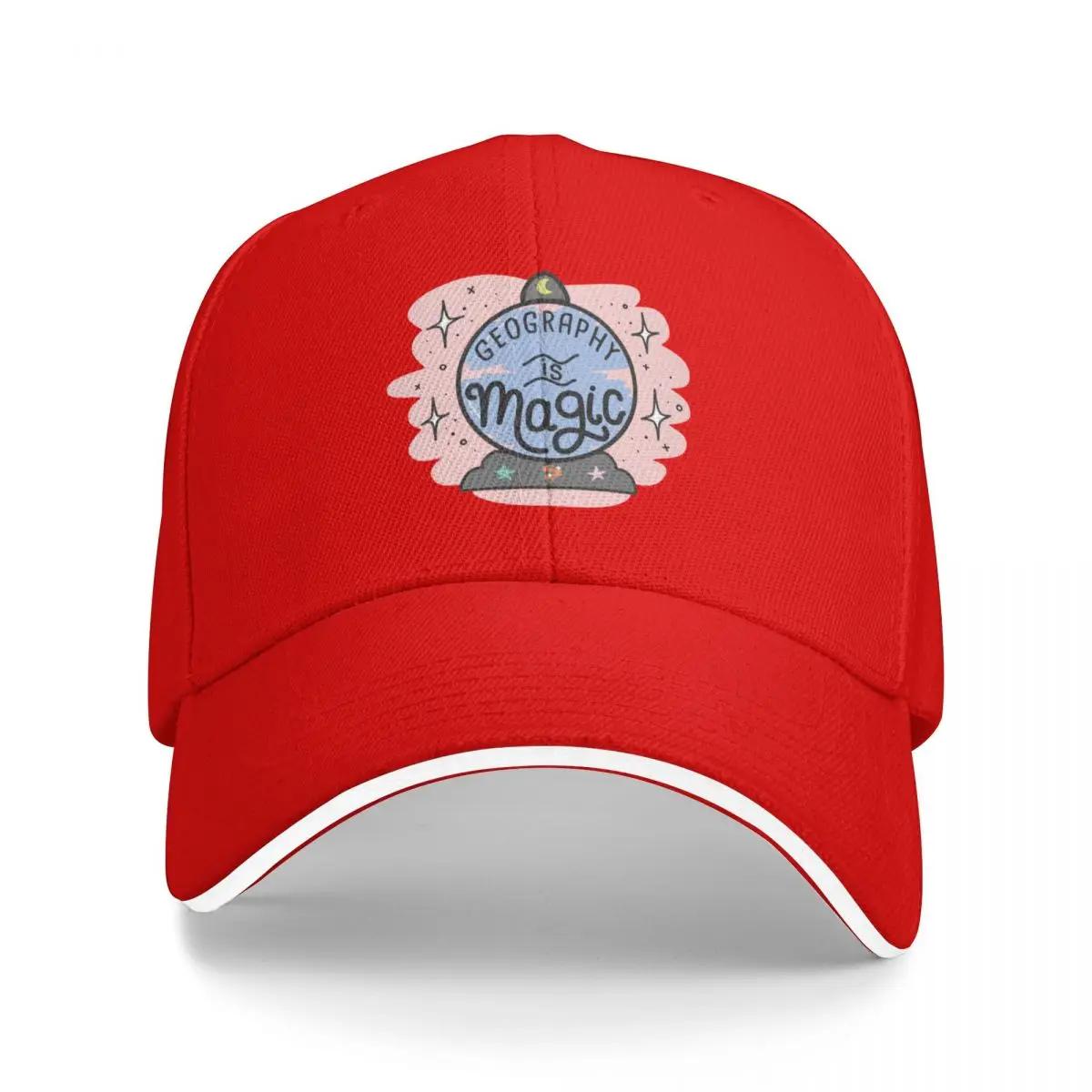 Geography Is Magic Baseball Cap Sun Hat Beach Golf hard hat Woman Mens