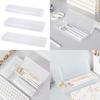 Plastic Pencil Case S/M/L Frosted Stationery Storage Box Multifunctional Translucent Stationery Organizer School Office
