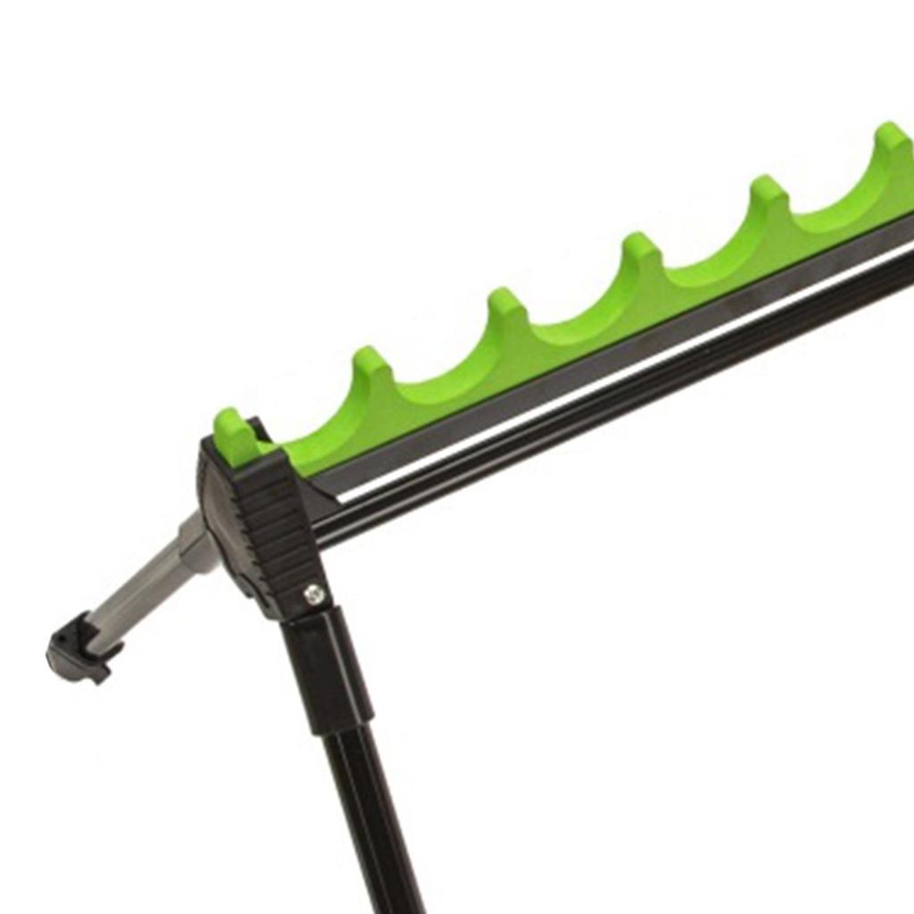 Fishing Rod Rack Save Space Practical Display Stand for Garage Vehicle Truck 8holes 45x40x31cm