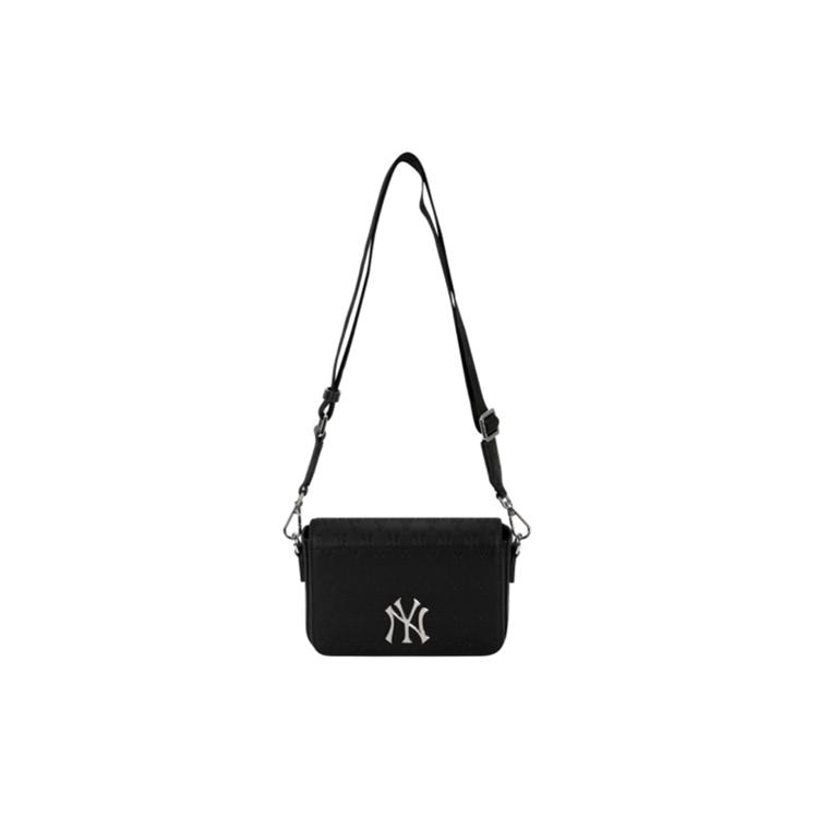 New MLB Cotton Shoulder Bag, Crossbody Bag Regular Unisex Black 32BGPB111-50L