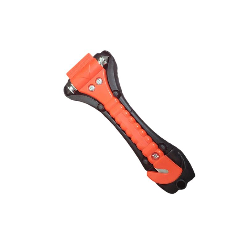 Car Seat Belt Cutter 2-in-1 Survival Safety Hammer Camping Driving Emergency Break Window Glass Punch Life Rescue Tools