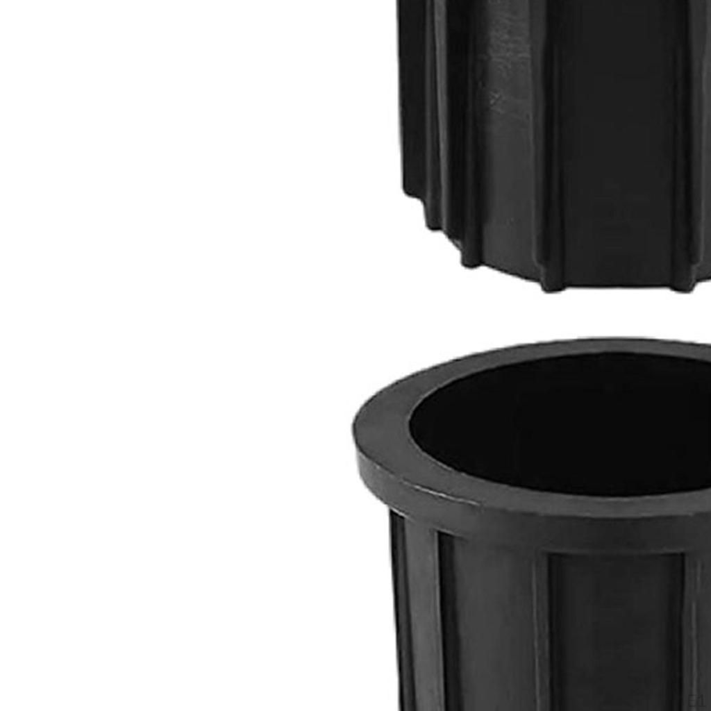 Paraplybase Stativ Hullringer Pluggdeksel Avtagbar feste Svart for hageterrasse