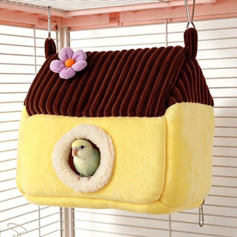 Thickened Warm Plush Hamster Bed Soft Hamster Sleep House Hamster Sleeping Bag  Winter