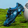Chuteiras de Futebol para Crianças Tênis de Futebol Atlético Tênis de Futebol para Gramado Sintético Crianças Outdoor Chuteiras para Campo Firme Antiderrapante