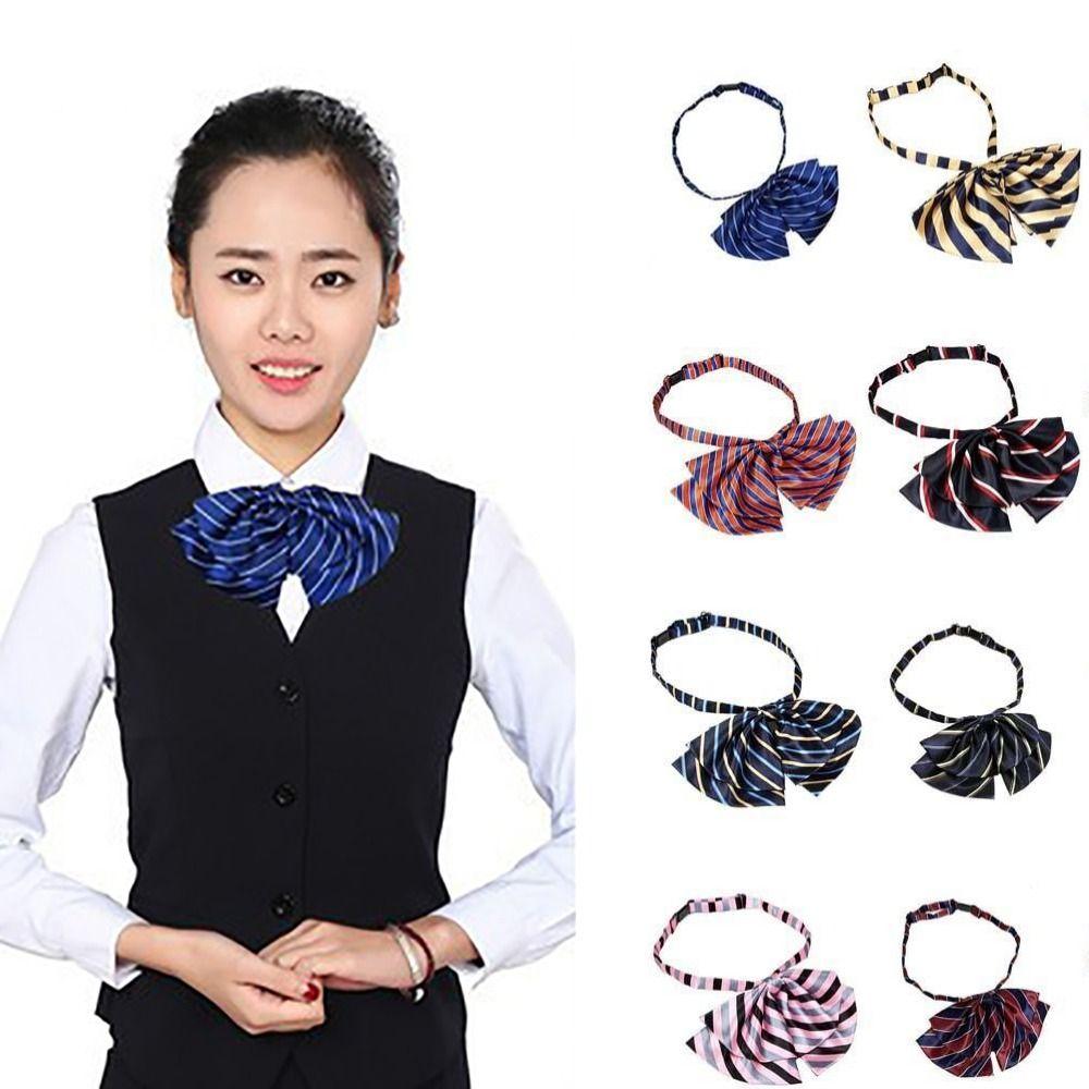 

Double Necktie Polyester Neckband New Neck Decoration B