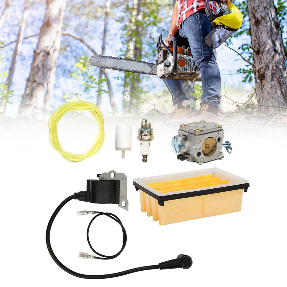 Náhradní sada filtru vzduchu a palivového filtru karburátoru vhodná pro díly řetězové pily Husqvarna 268 272 XP