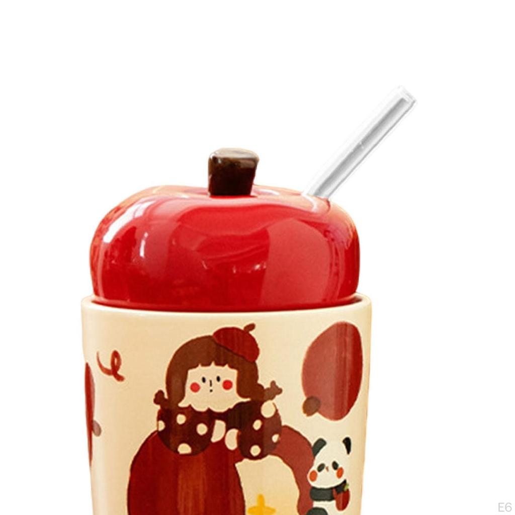 Pottery Cup Christmas Mug Xmas Gift Casual Decor 400ml Lightweight Coffee Drinking for