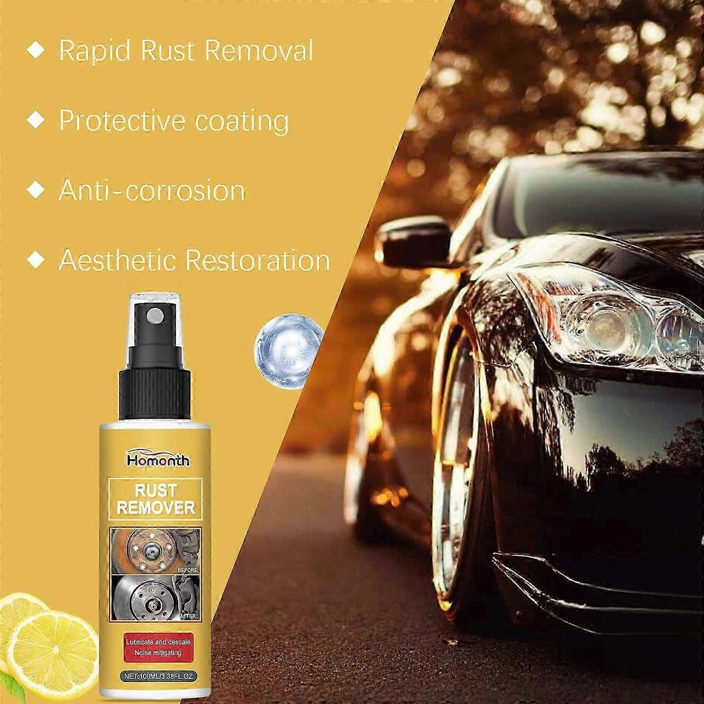 Homonth car metal iron powder rust remover, car polishing cleaning, anti-rust decontamination, paint surface rust removal and maintenance agent