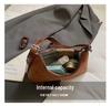 Women's Retro Suede Crossbody Bag - Versatile Autumn/Winter 2025 Single Shoulder Underarm Style