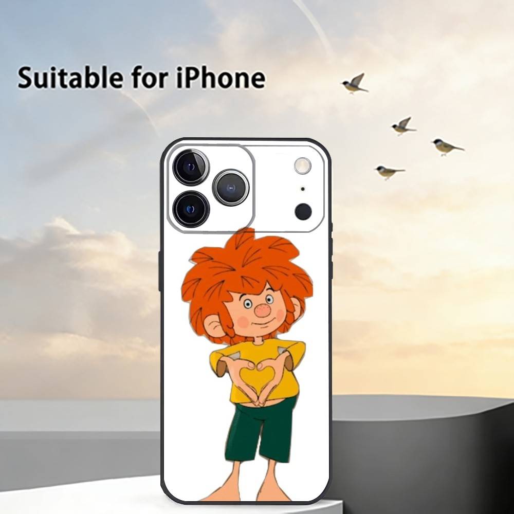 

M-Meister E-Eder und Sein Pumuckl Phone Case For iPhone 17, 16,15,14,13,12,11 Plus,Pro Max, Others Soft Black Cover iPhone15plus