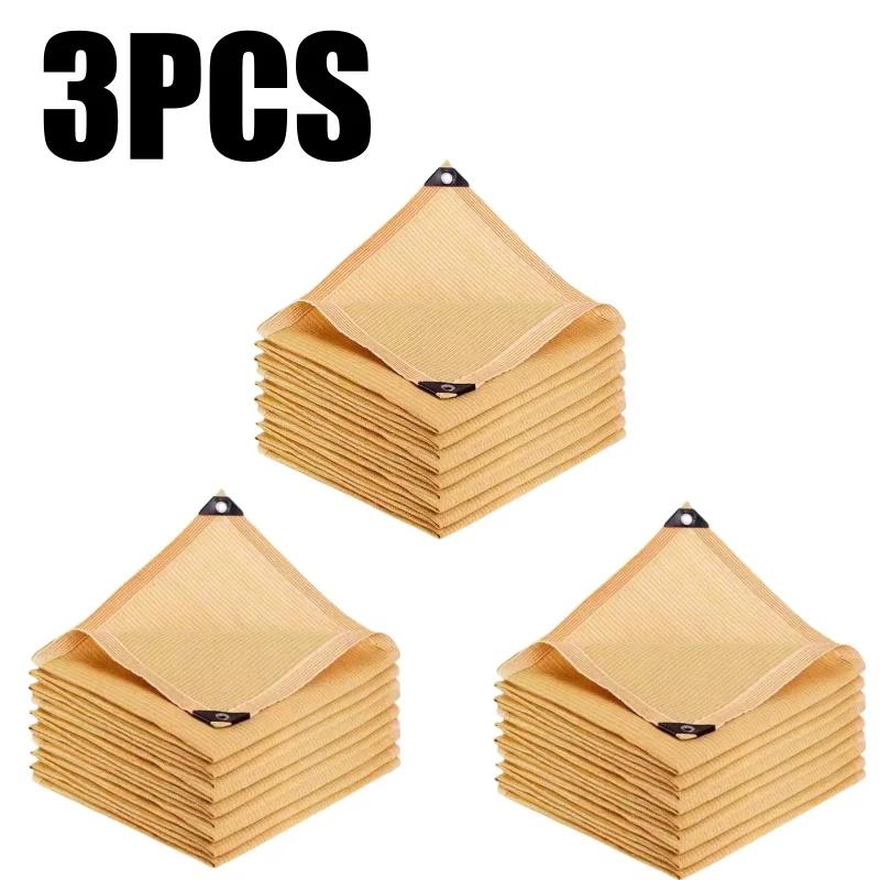 Outdoor Sunshade Net Garden Terrace Sunshade Cloth HDPE Camping Sunshade Net UV Protection 90% Shading Net Store Sun Cover