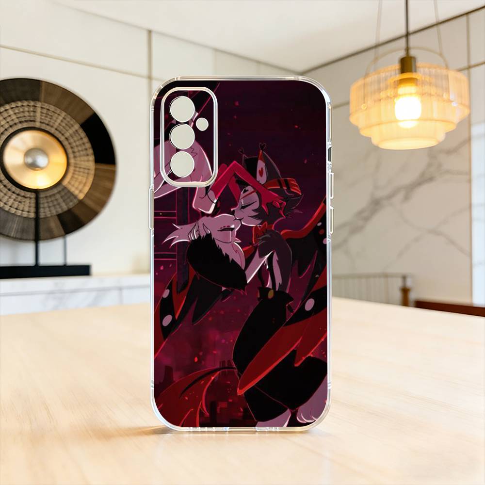 

Hazbin Hotel Husk Phone Case Transparent Silicone Soft For SamsungA10,12,20,21S,30,31,40,50,51,52,70,71 Samsung a514g