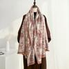 Winter kitten scarf women's new versatile lengthened imitation cashmere scarf fashion warm thickened shawl