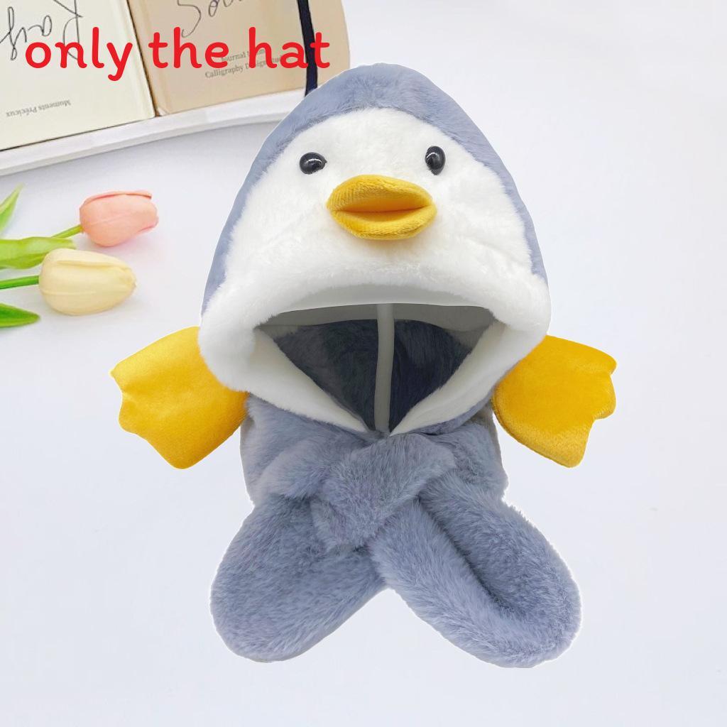Winter Baby Deer Earmuff Hat With Plush Scarf For Girls And Boys