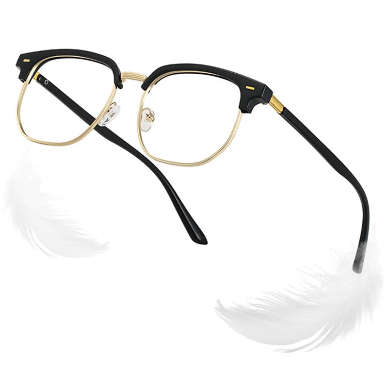 Fashion Sunglasses For Women Lightweight Semi Rimless Small Square Sunglasses Unisex Uv Protection Photochromic Lens Fashion