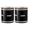 2 Rolls 19.4 Feet Road Bulletin Board Border Self-Adhesive Black Car Track Road Straight Die-Cut Rolled Border Trim for School Classroom Decoration