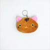 Süße kleine Katze Plüsch Spielzeug Puppe Cartoon Katze Stofftier für Mädchen Schlüsselbund Tasche Hängende Puppe 7CM Hochzeitsgeschenk Puppe