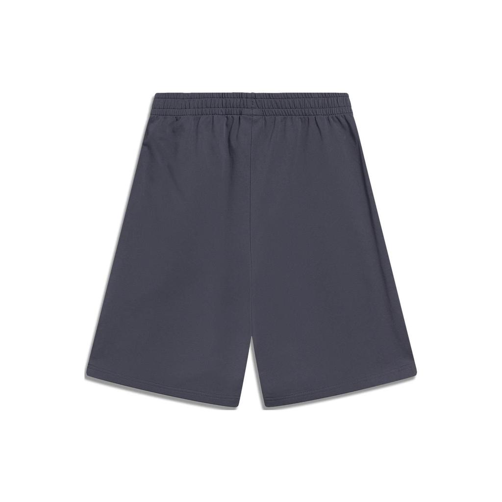 Li-Ning Sports Life Series Embroidered Logo Mid-Waist Sports Shorts Men Bottoms Earth-Gray AKST745-3