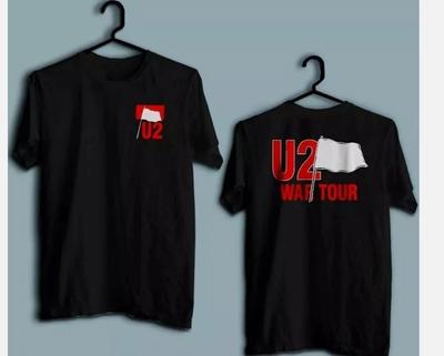 The U2 War Tour Music Band Unisex Black T-Shirt