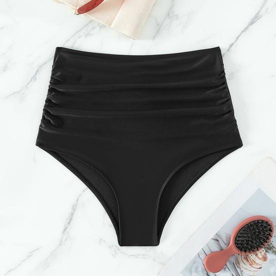 Yousheng Swimming Trunks Quick-Drying High Waist Pure Color Men Water Repellent Swim Trunks Hip Lift Beach Pool Wear