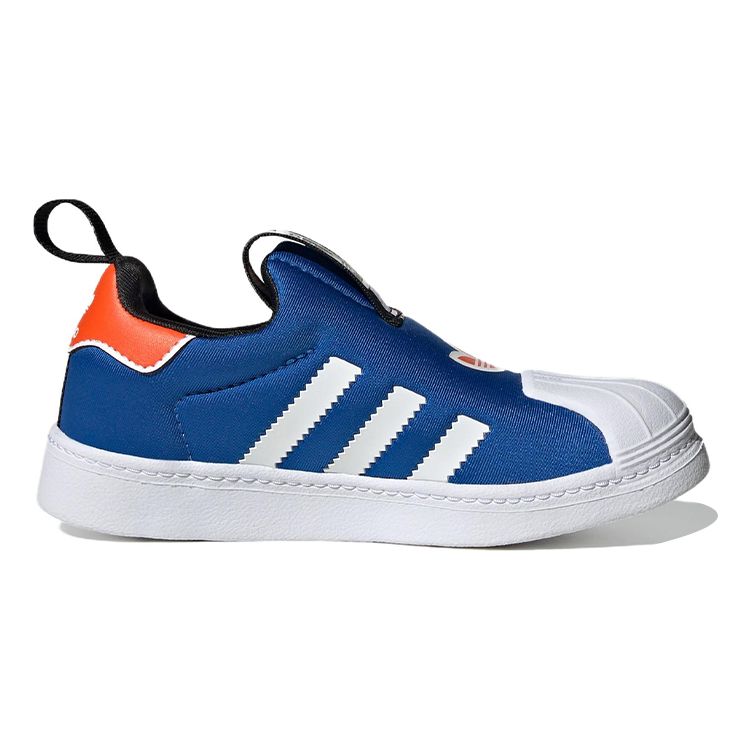 Adidas Originals Superstar 360 Shoes Mesh Low Top Skate Shoes Kids Shoes Blue Orange White HQ4074