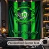 TapestryWerder Bremen FC Custom Name Text Personalized Wall Hanging Tapestry Home Wall Decor