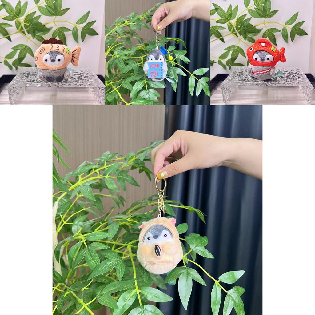 Adorable Plush Penguin Keychain With Soft Short Plush For Cute Bag Decoration