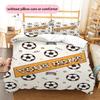 Custom Name,Vintage Sports Pattern Series Pattern Bedding Home Decoration Birthday Gift ( 1 duvet cover + 2 pillowcase, without core),fan merchandise.