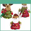 Kreative Plüsch Weihnachts-Weihnachtsmann-, Schneemann- und Rentier-Süßigkeitenhalter für festliche Feiern