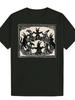 Funny Men Short Sleeve Graphic Fashion Vintage Print Summer Black T-shirt Collec Unisex T-Shirt