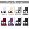 1/2/4Pcs Stretch Bar Stool Chair Covers Counter Stool Pub Dining Room Chair Slipcovers Elastic Cafe Barstool Armless Seat Cover