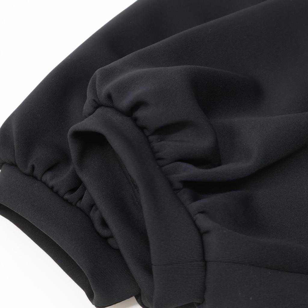 UNITED ARROWS Black Pearl Motif Long Sleeve One-piece Dress 38 blackUsed