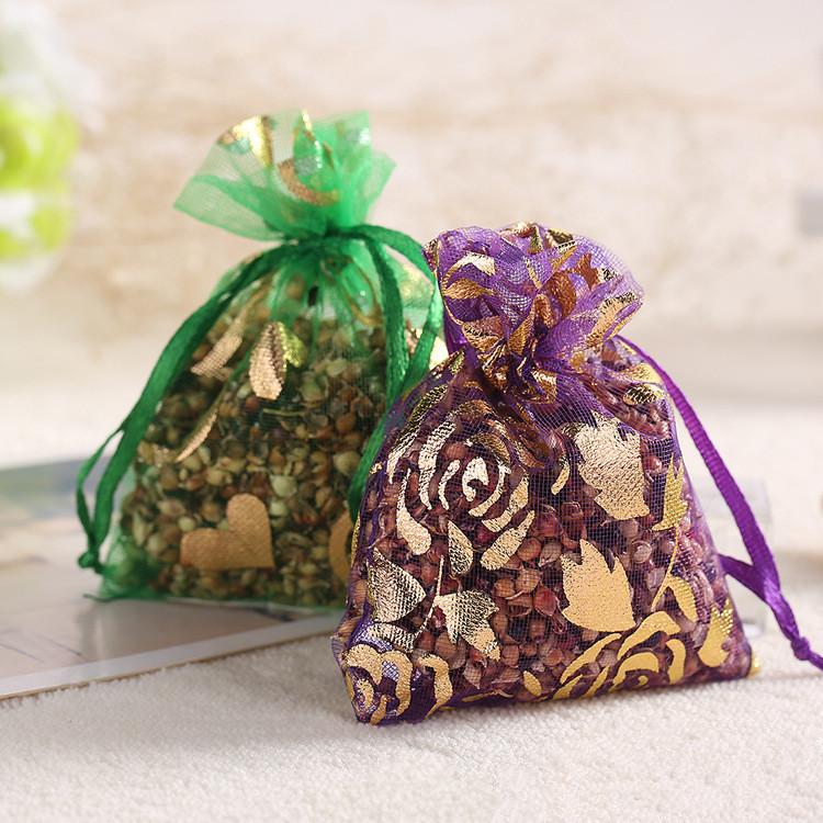 Sachet de fleurs séchées naturelles en bourgeons de lavande, déshydratant pour voiture, pour la maison, pour l'air et la moisissure, aromatique